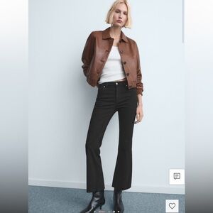 Mango Sienna flare Black jeans